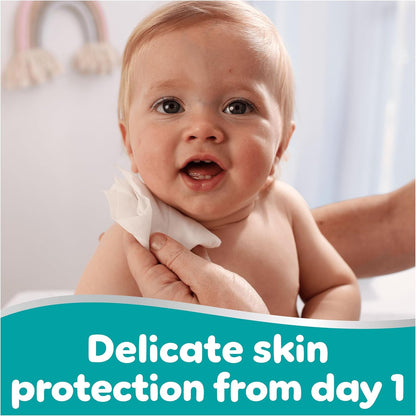 Pampers 99% Water Baby Wipes – 720 Count | Fragrance Free | Newborn & Sensitive Skin
