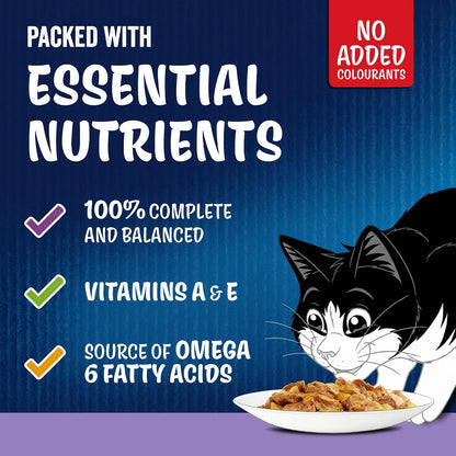 FELIX As Good As It Looks Senior 7+ Mixed in Jelly Wet Cat Food – 120 x 85g