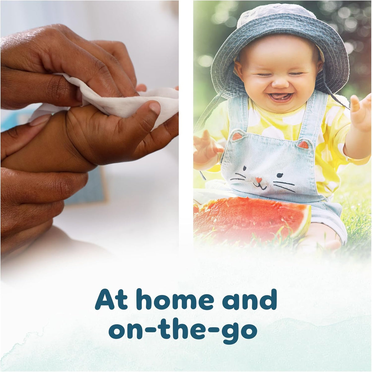 Pampers Harmonie Aqua Baby Wipes Plastic Free – 1152 Count | 99% Water | Sensitive & Newborn Skin